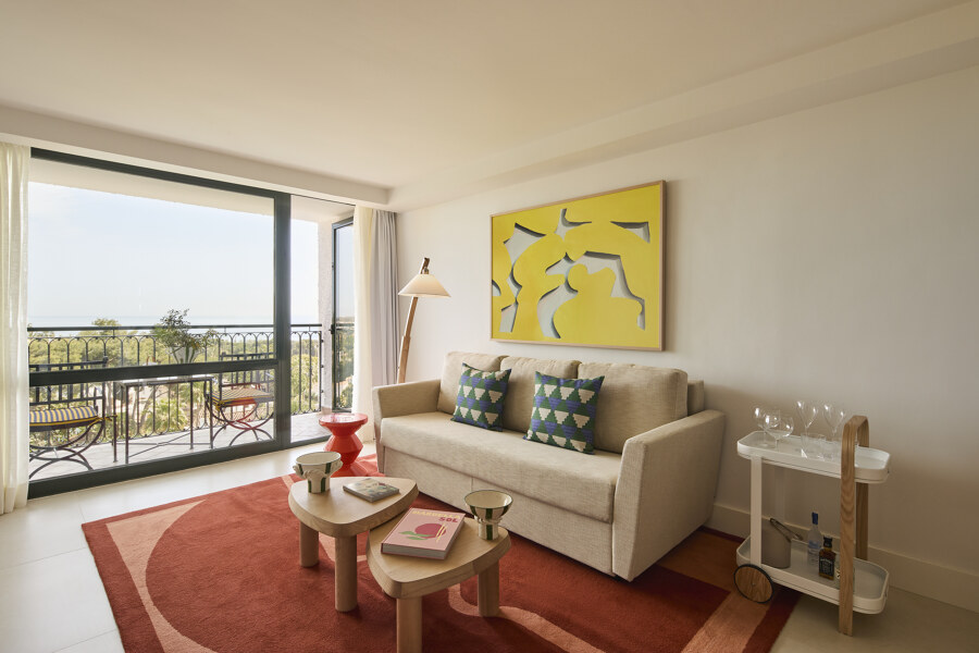 Studio-Suite Duplex mit Balkon und Meerblick